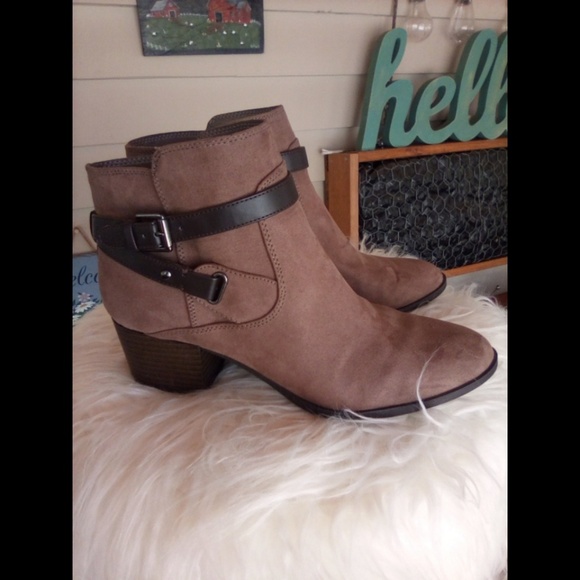 Unisa Shoes - Unisa Strappy Brown Ankle Booties